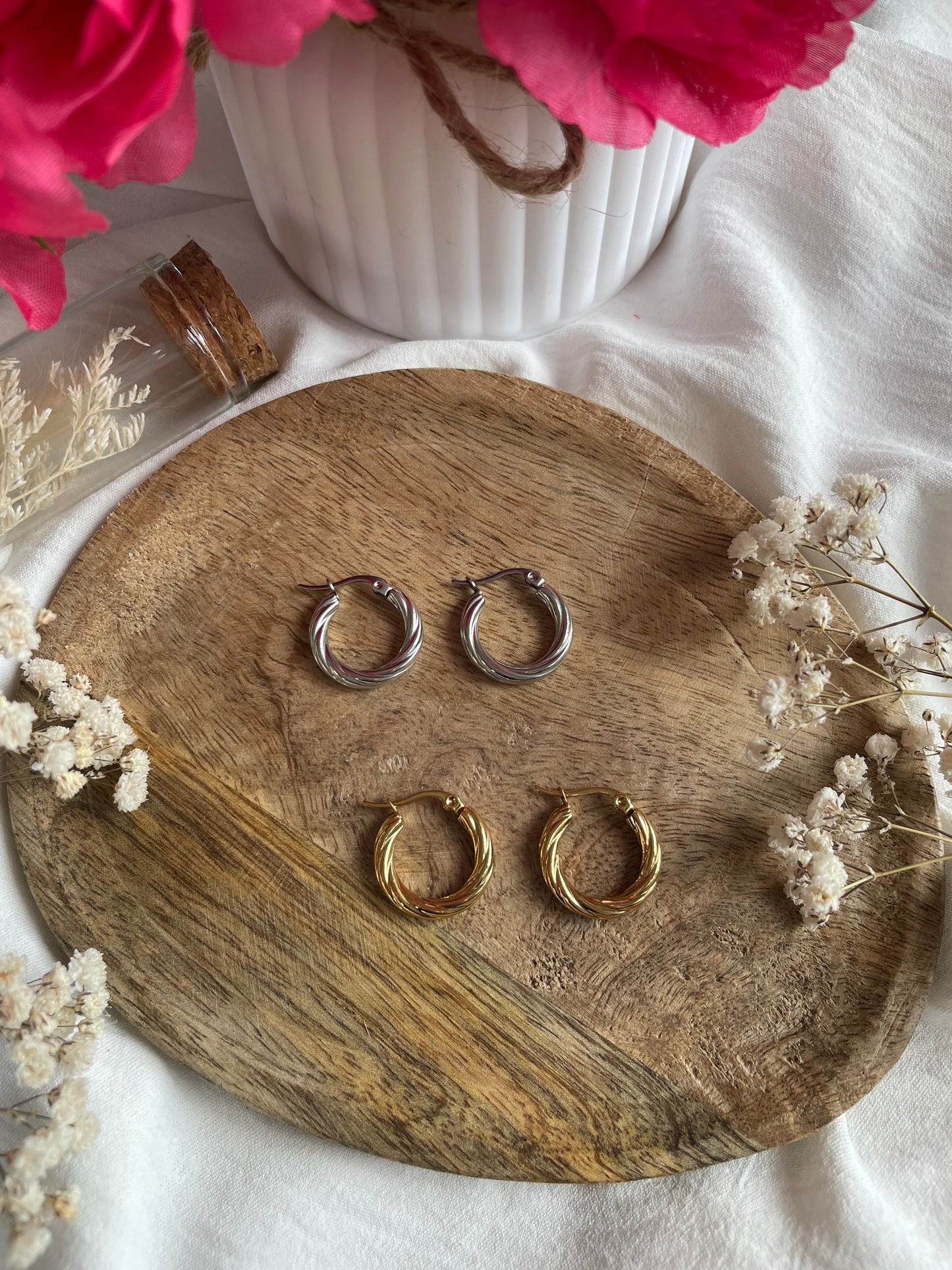 Créoles torsadées (20mm)