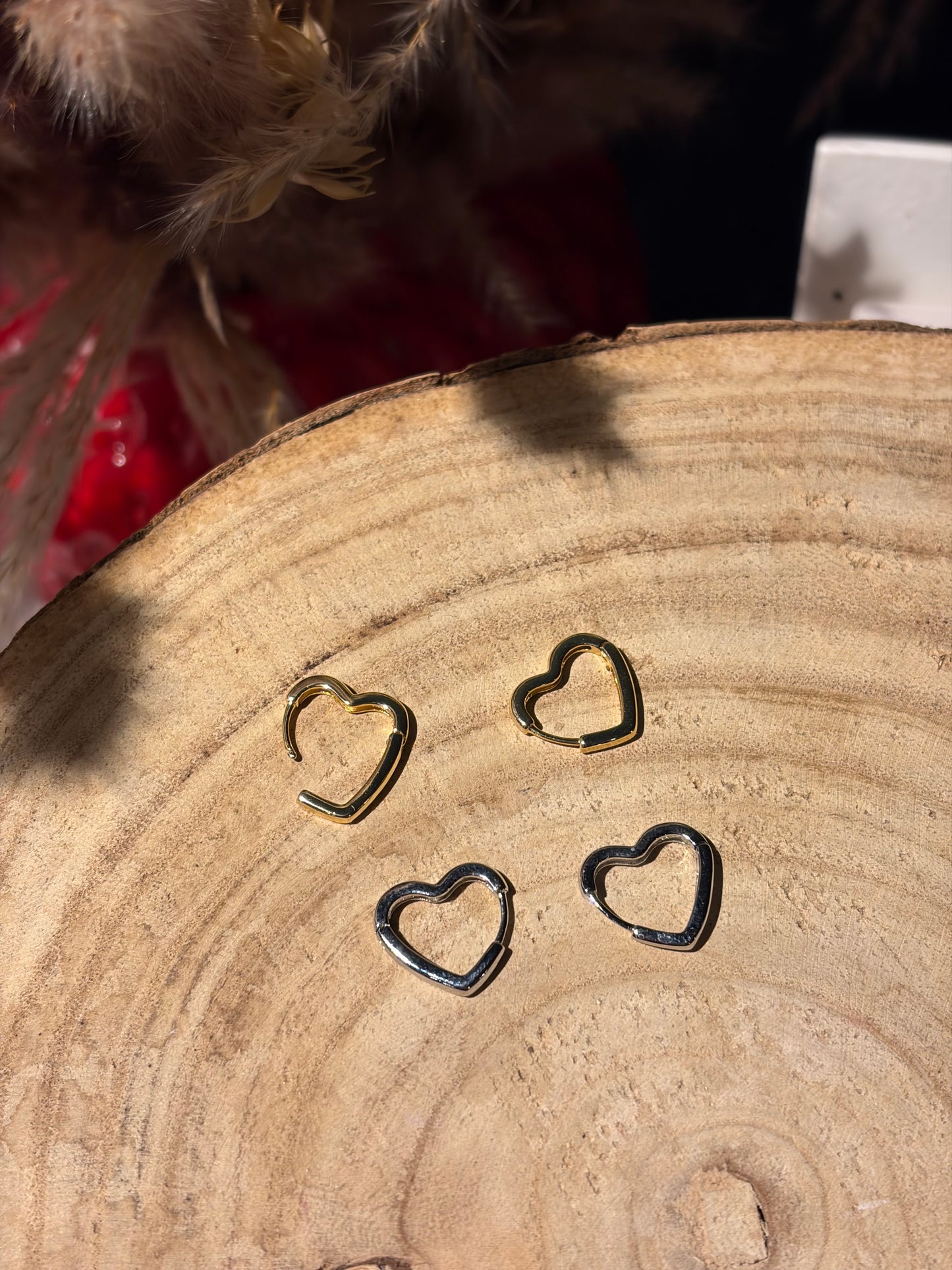 Créoles cœur (16mm)