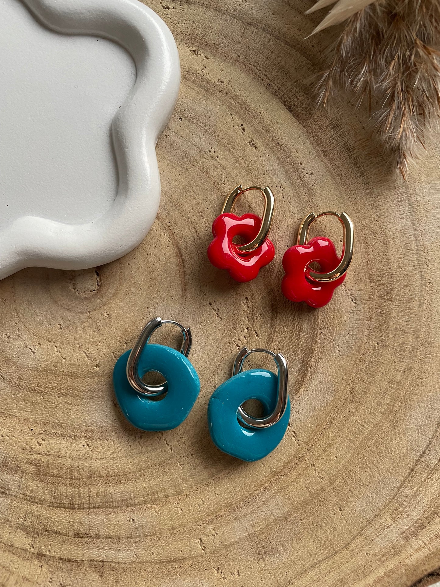 Créoles ovales épaisses