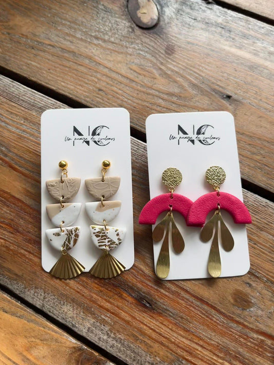 Boucles d'oreilles personnalisées